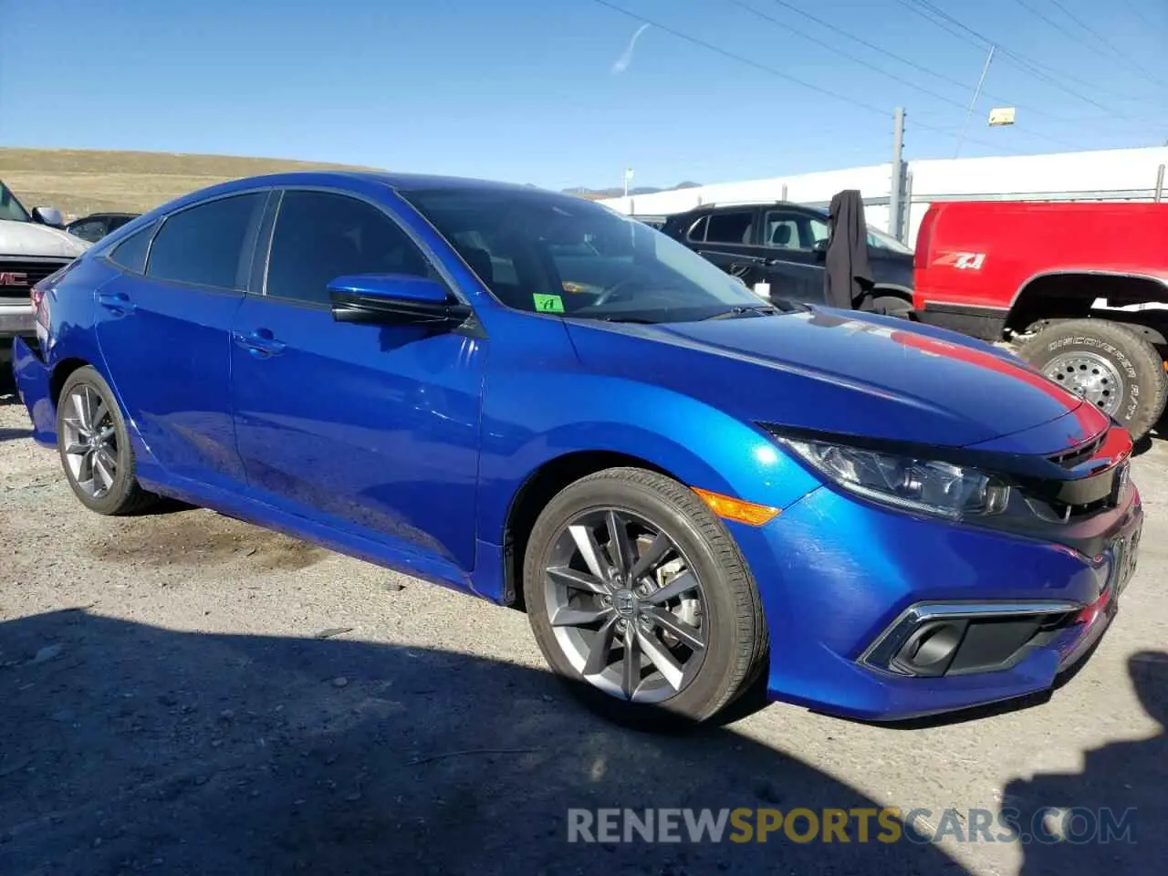 4 fotografías del automóvil dañado 2HGFC1F76MH706260 HONDA CIVIC 2021