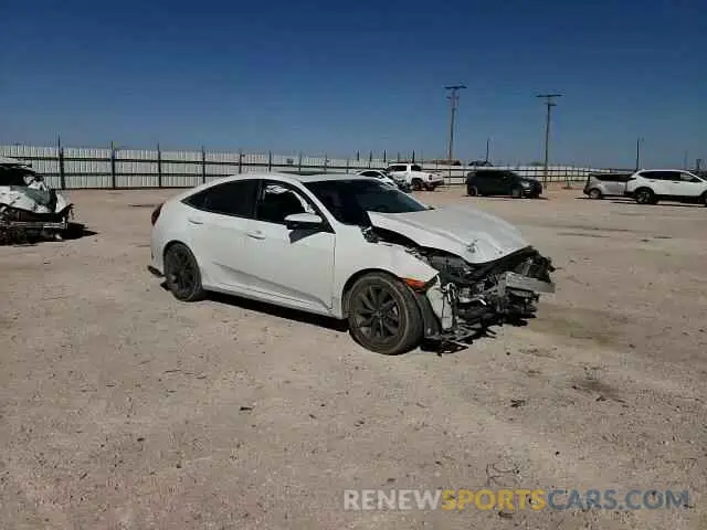 11 fotografías del automóvil dañado 2HGFC1F77MH704503 HONDA CIVIC 2021