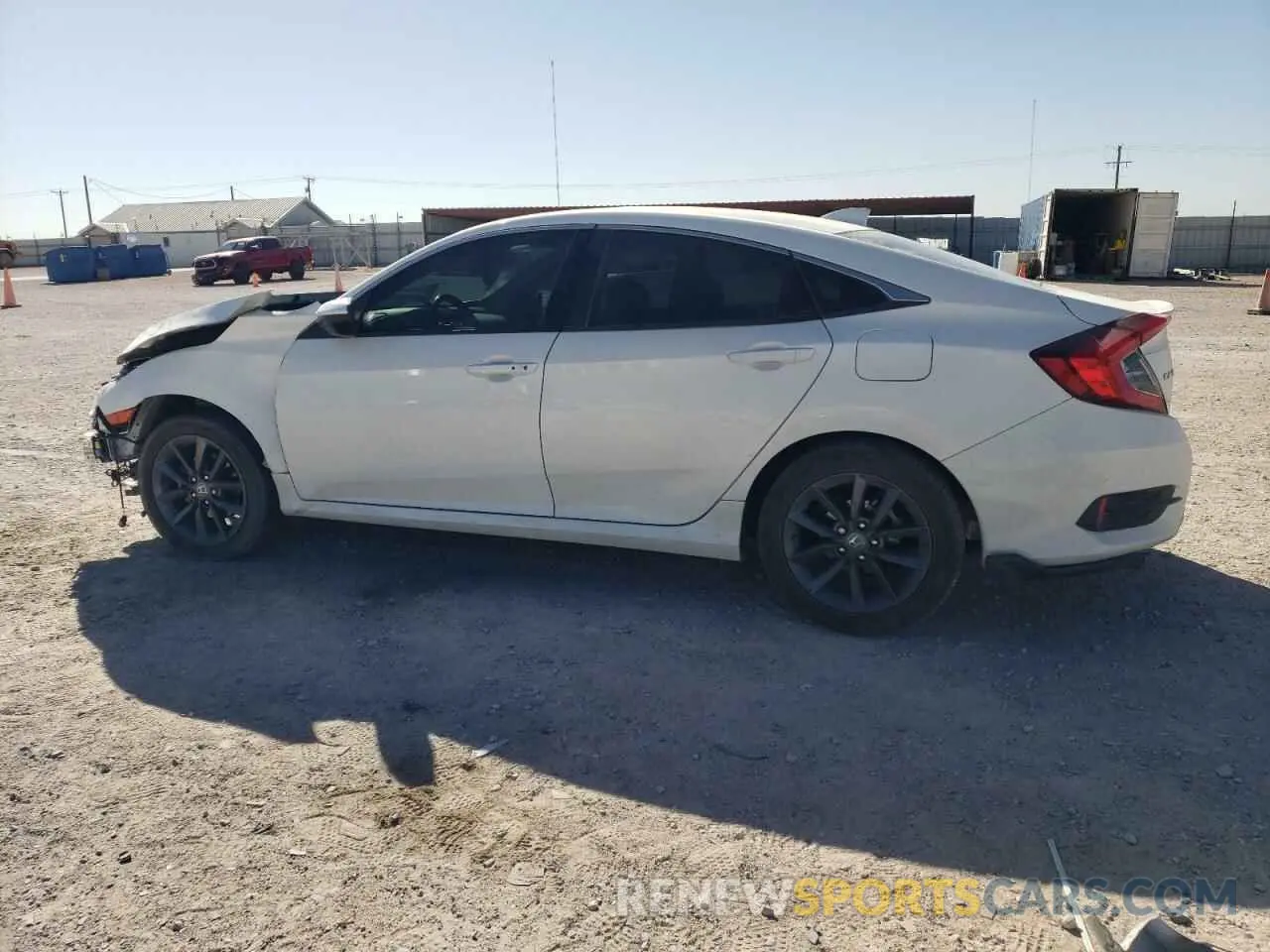 2 fotografías del automóvil dañado 2HGFC1F77MH704503 HONDA CIVIC 2021