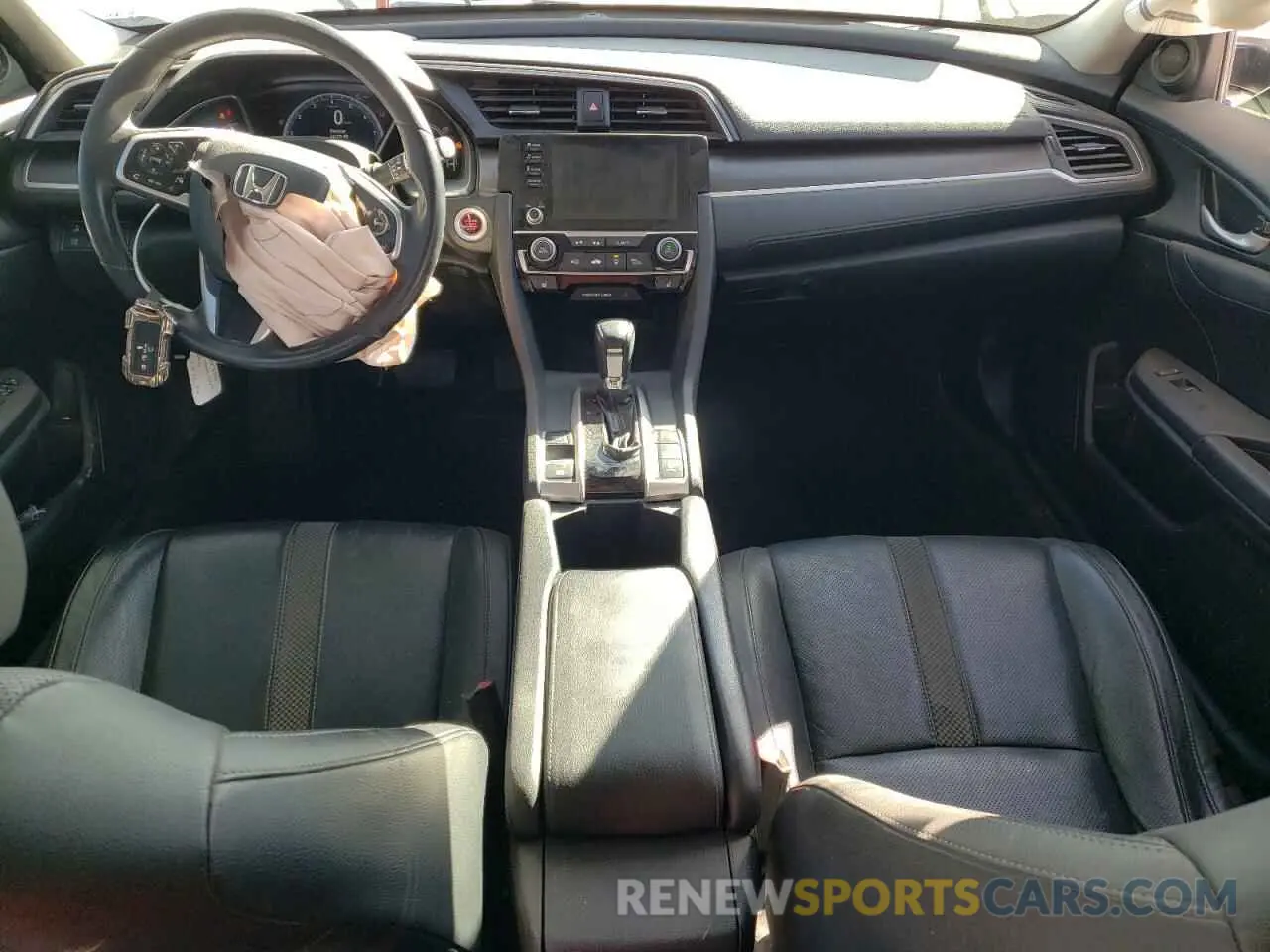 8 fotografías del automóvil dañado 2HGFC1F77MH704503 HONDA CIVIC 2021