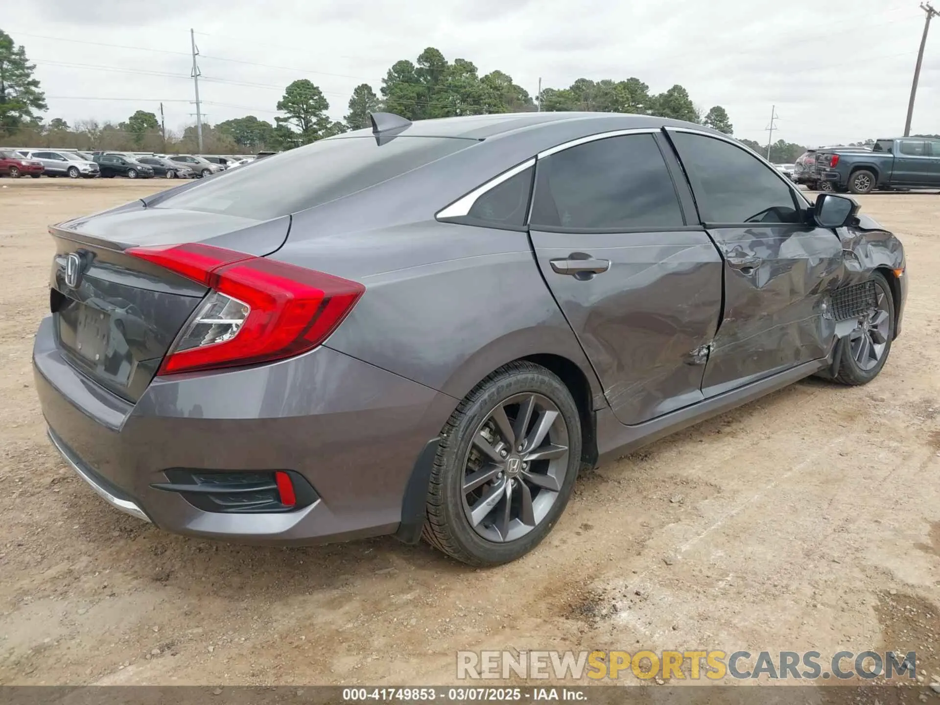 4 fotografías del automóvil dañado 2HGFC1F79MH706222 HONDA CIVIC 2021