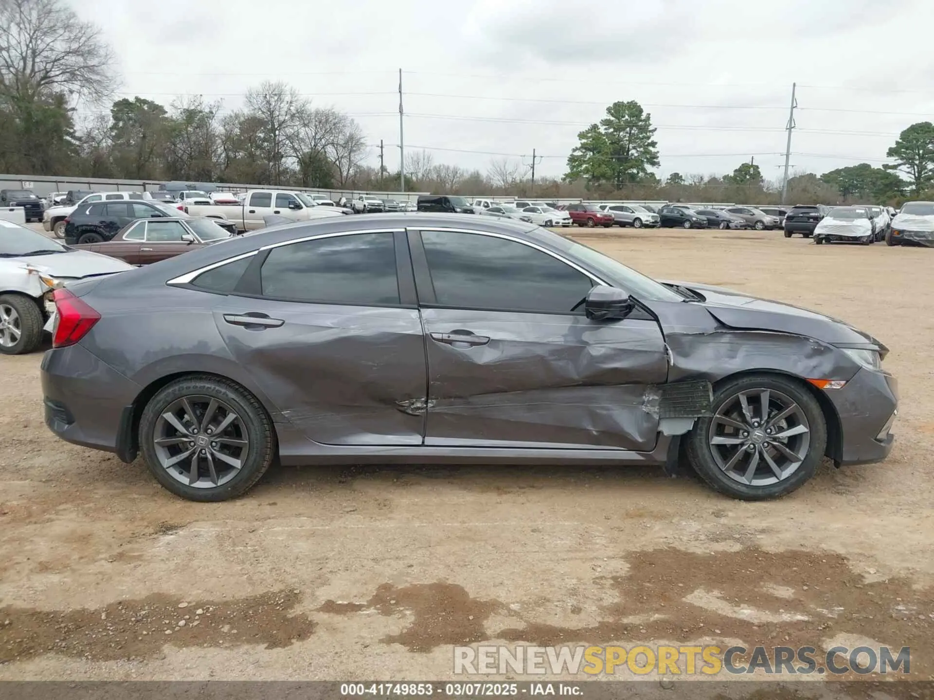 6 fotografías del automóvil dañado 2HGFC1F79MH706222 HONDA CIVIC 2021