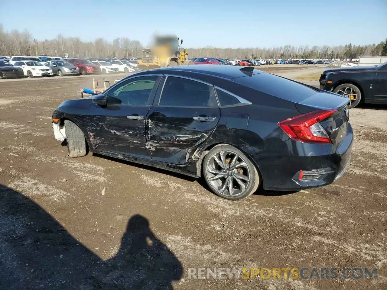 2 fotografías del automóvil dañado 2HGFC1F96MH100295 HONDA CIVIC 2021