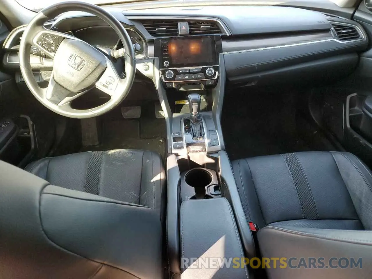 8 fotografías del automóvil dañado 2HGFC1F96MH100295 HONDA CIVIC 2021