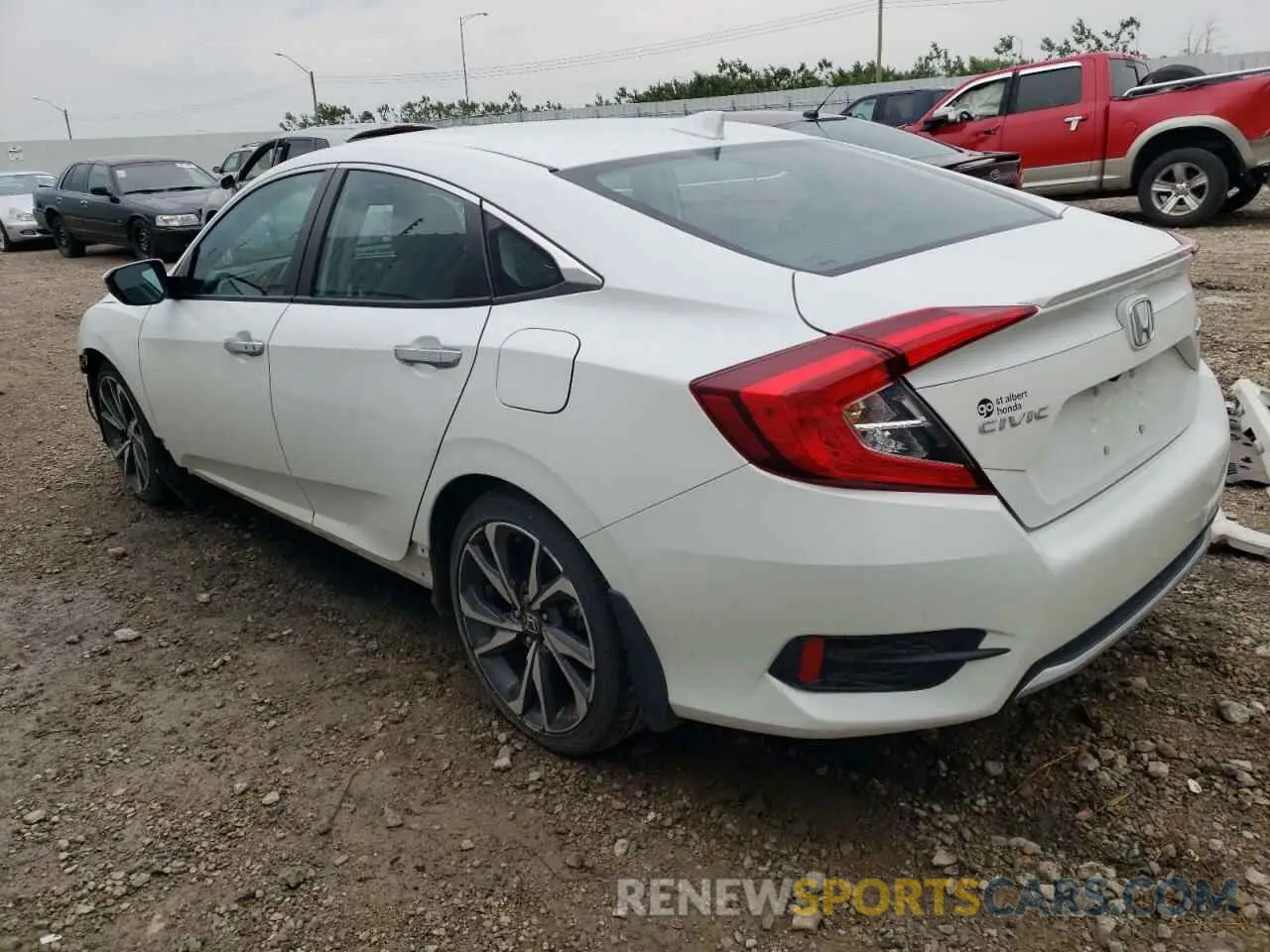 2 fotografías del automóvil dañado 2HGFC1F96MH101432 HONDA CIVIC 2021