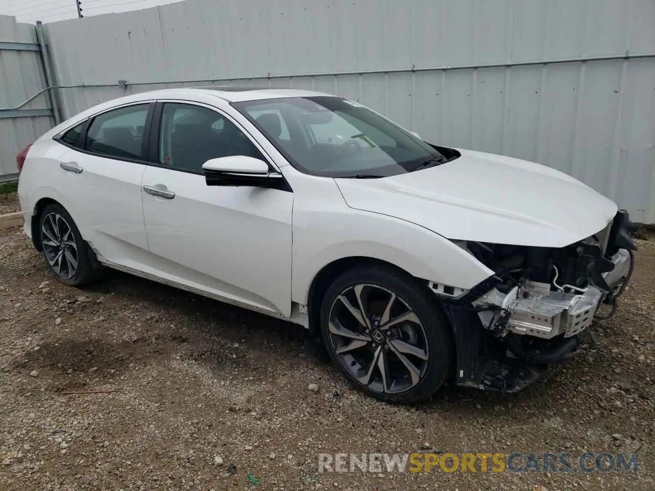 4 fotografías del automóvil dañado 2HGFC1F96MH101432 HONDA CIVIC 2021