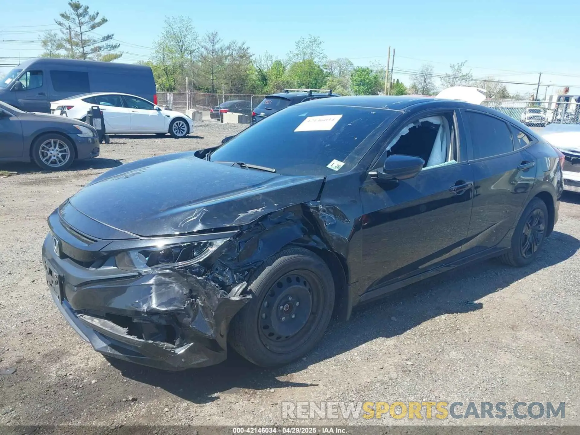 2 fotografías del automóvil dañado 2HGFC2F60MH518797 HONDA CIVIC 2021