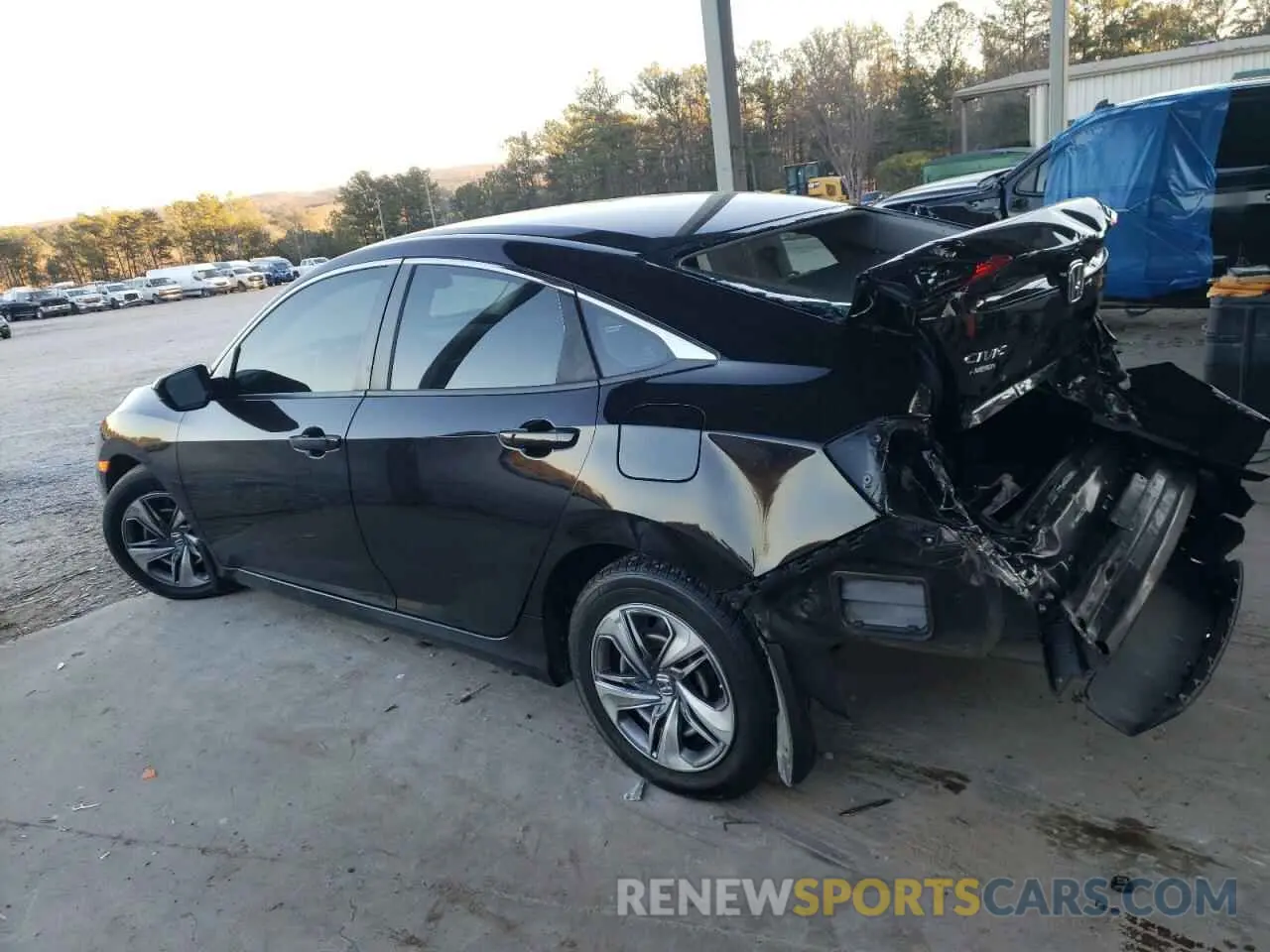 2 fotografías del automóvil dañado 2HGFC2F60MH526401 HONDA CIVIC 2021