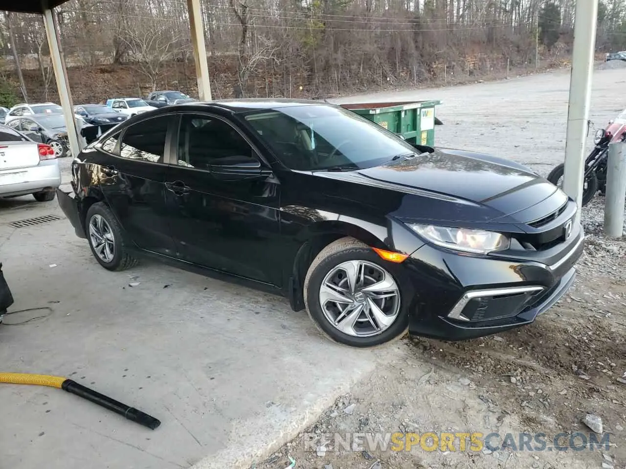 4 fotografías del automóvil dañado 2HGFC2F60MH526401 HONDA CIVIC 2021