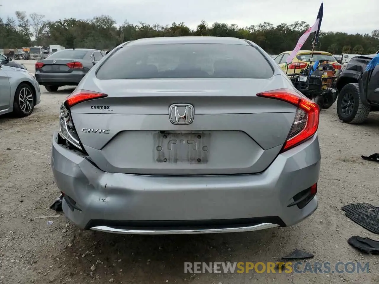 6 fotografías del automóvil dañado 2HGFC2F60MH558250 HONDA CIVIC 2021
