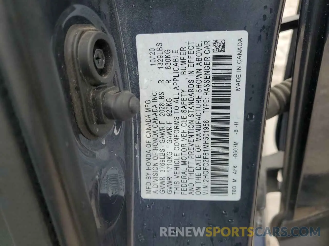 15 fotografías del automóvil dañado 2HGFC2F61MH501958 HONDA CIVIC 2021