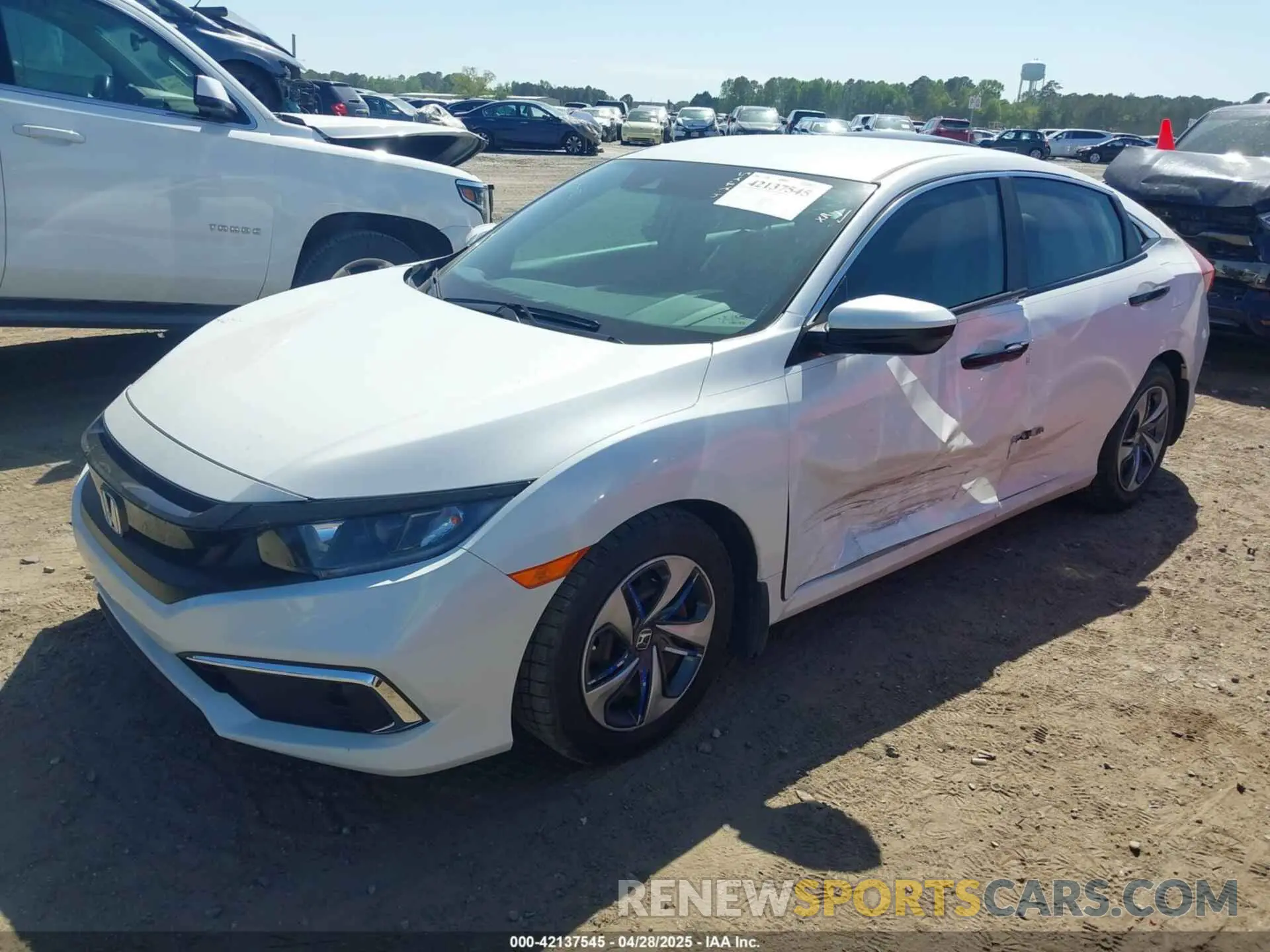 2 fotografías del automóvil dañado 2HGFC2F61MH505475 HONDA CIVIC 2021