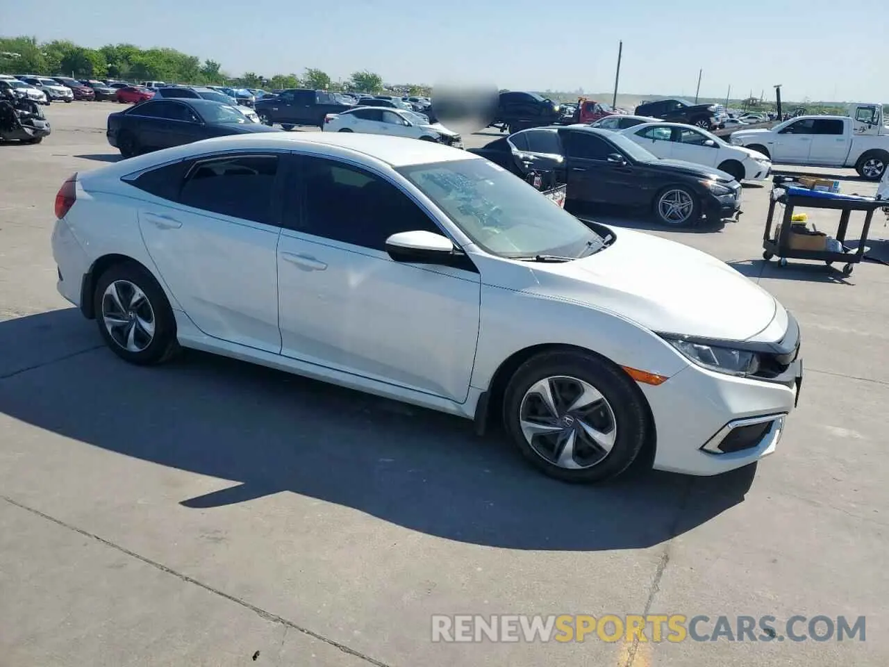 4 fotografías del automóvil dañado 2HGFC2F61MH514368 HONDA CIVIC 2021