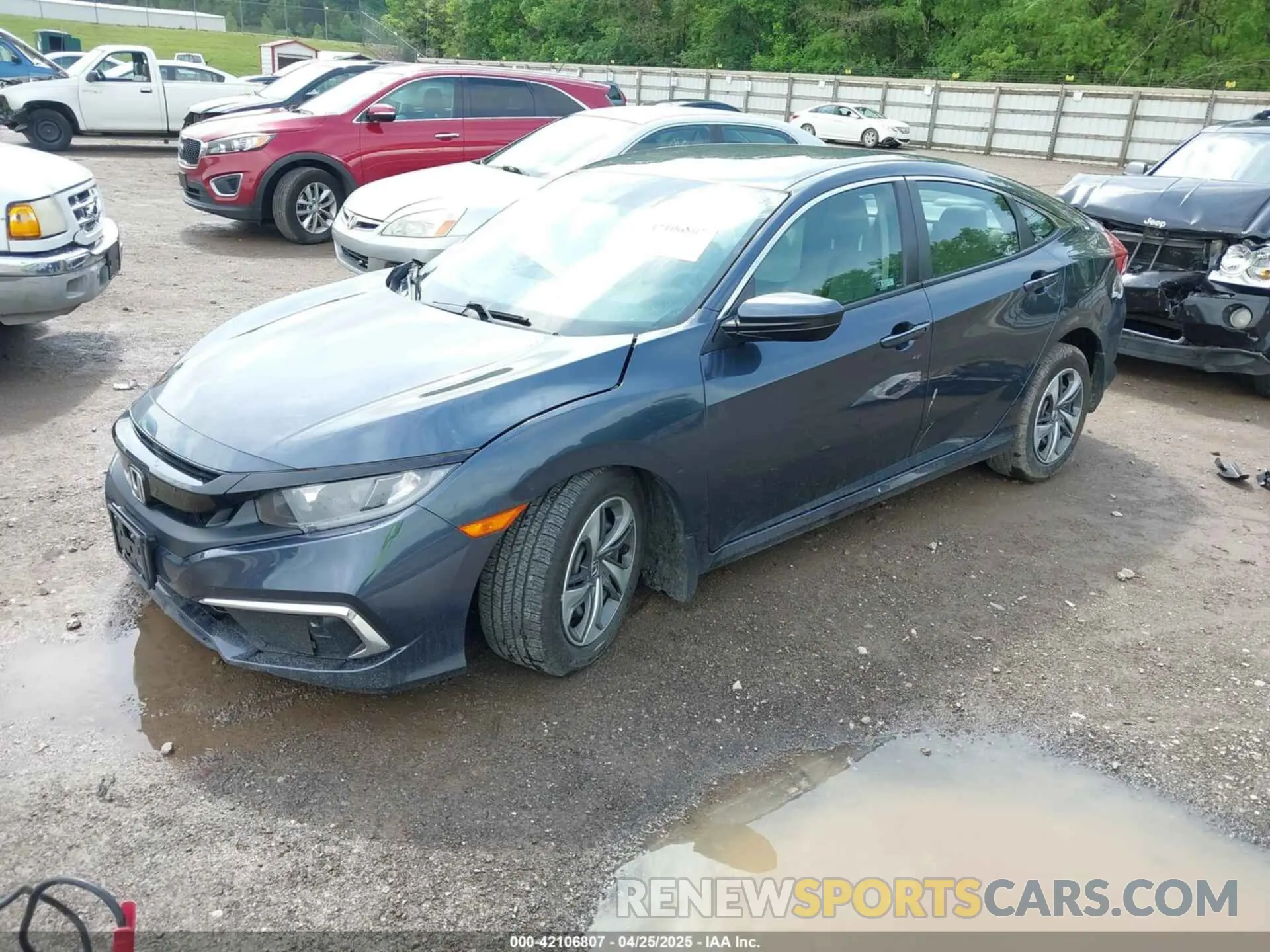 2 fotografías del automóvil dañado 2HGFC2F61MH532479 HONDA CIVIC 2021