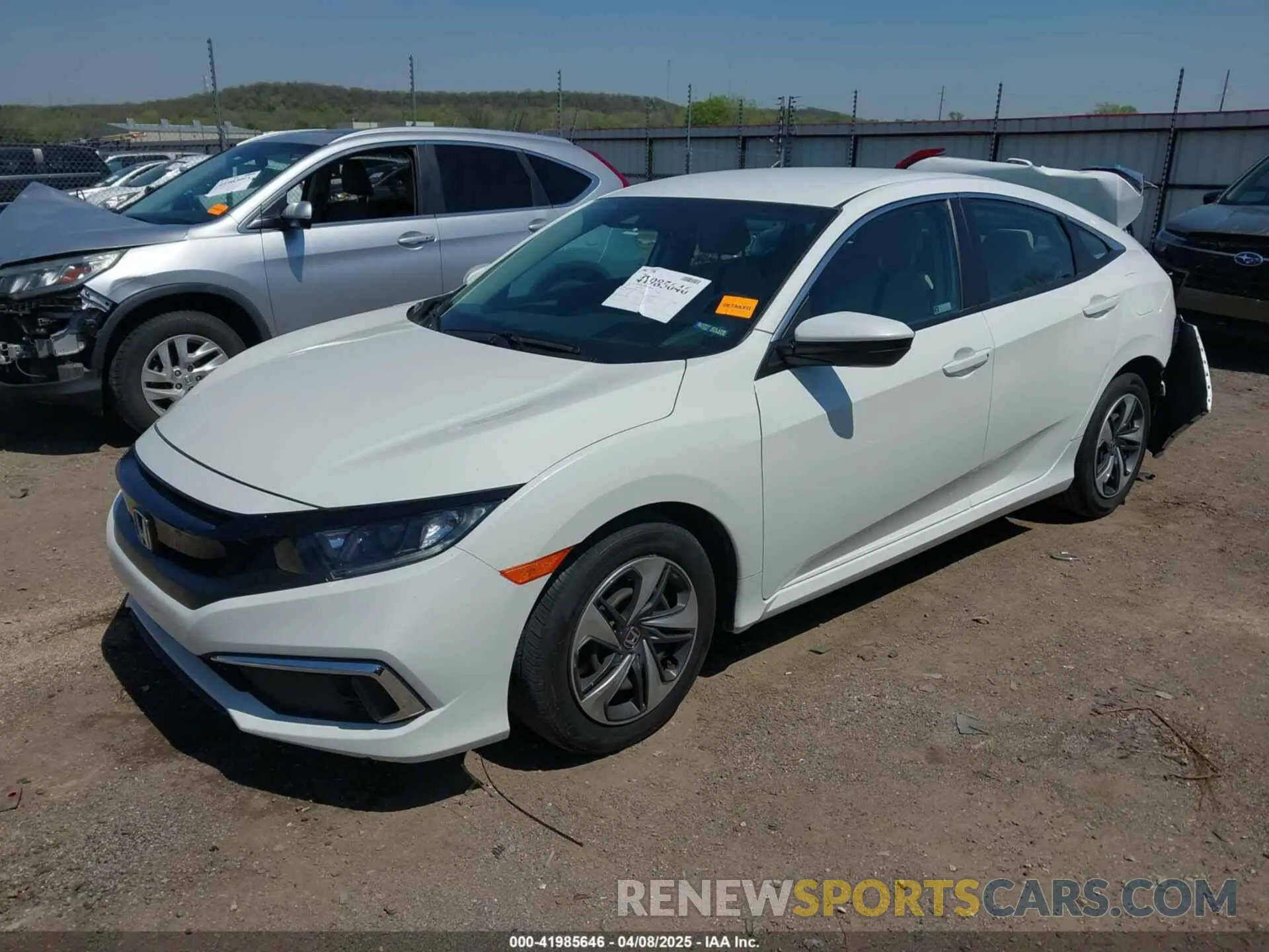 2 fotografías del automóvil dañado 2HGFC2F61MH556913 HONDA CIVIC 2021