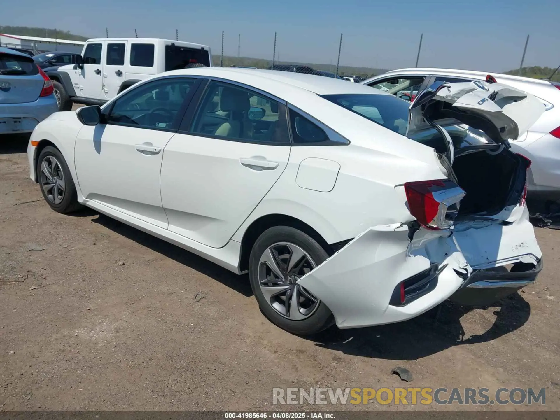 3 fotografías del automóvil dañado 2HGFC2F61MH556913 HONDA CIVIC 2021