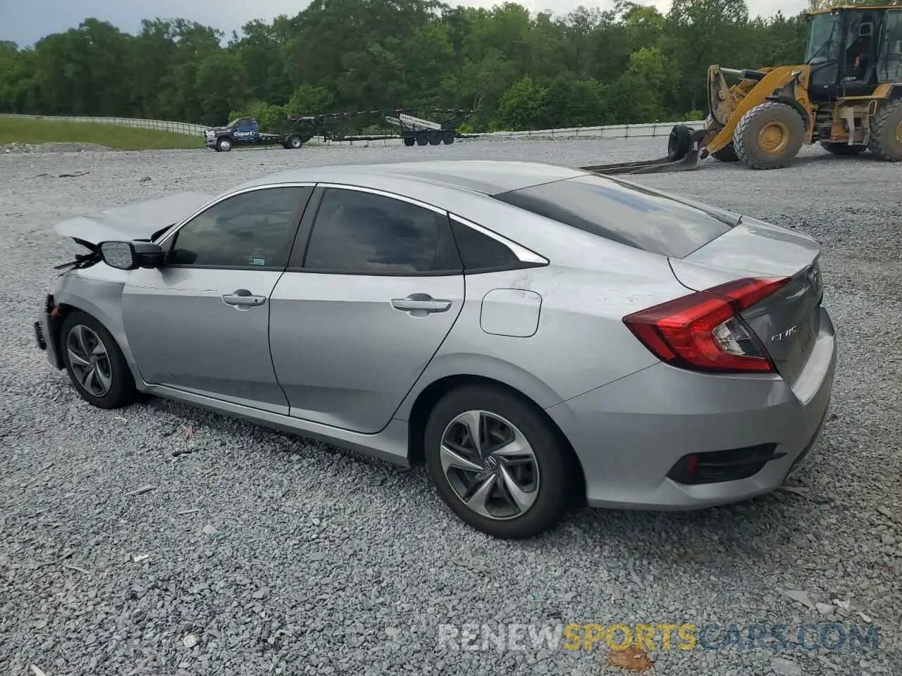 2 fotografías del automóvil dañado 2HGFC2F62MH507154 HONDA CIVIC 2021