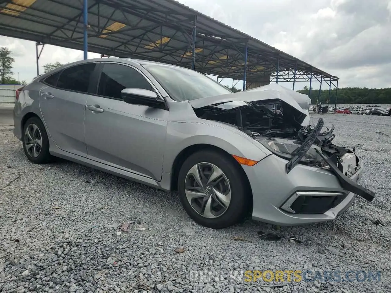 4 fotografías del automóvil dañado 2HGFC2F62MH507154 HONDA CIVIC 2021