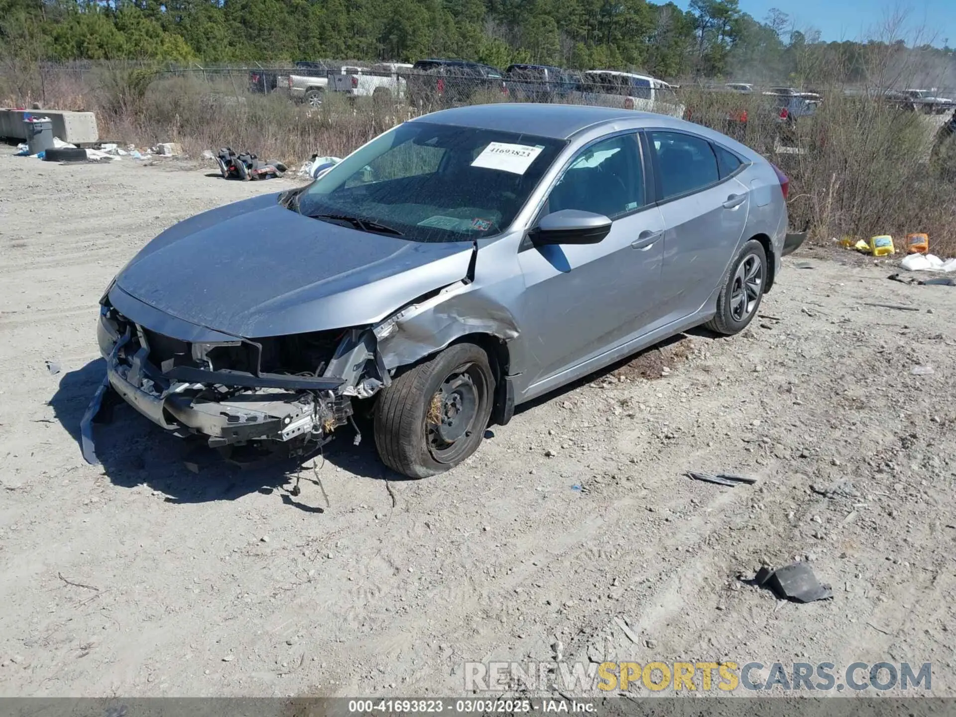 2 fotografías del automóvil dañado 2HGFC2F62MH511351 HONDA CIVIC 2021