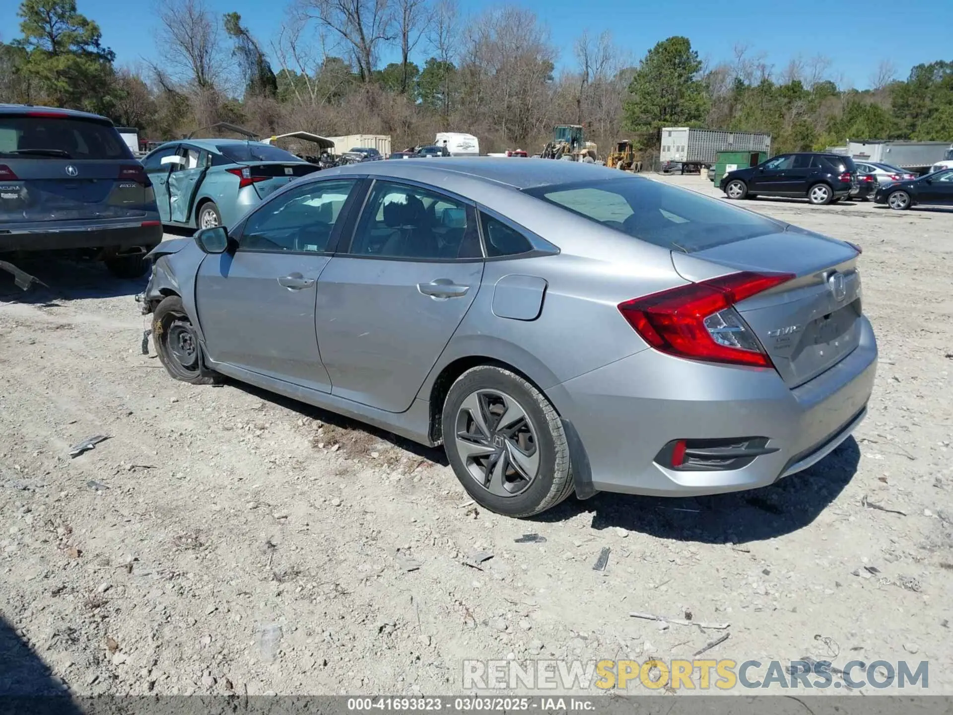3 fotografías del automóvil dañado 2HGFC2F62MH511351 HONDA CIVIC 2021