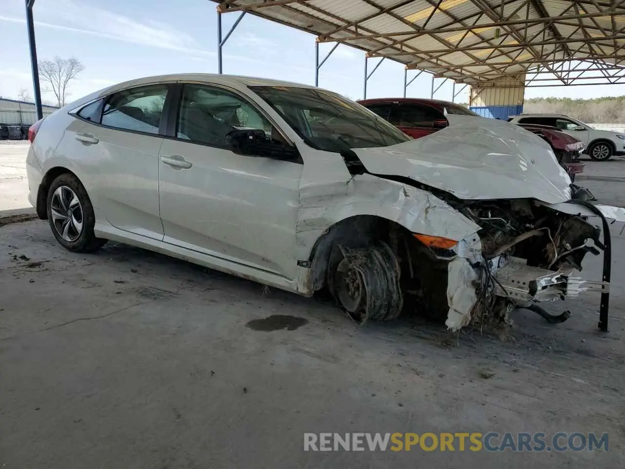 4 fotografías del automóvil dañado 2HGFC2F62MH515870 HONDA CIVIC 2021