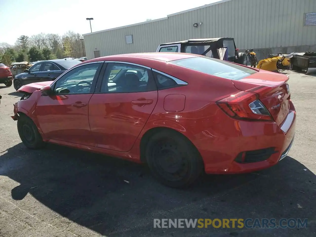 2 fotografías del automóvil dañado 2HGFC2F62MH535519 HONDA CIVIC 2021