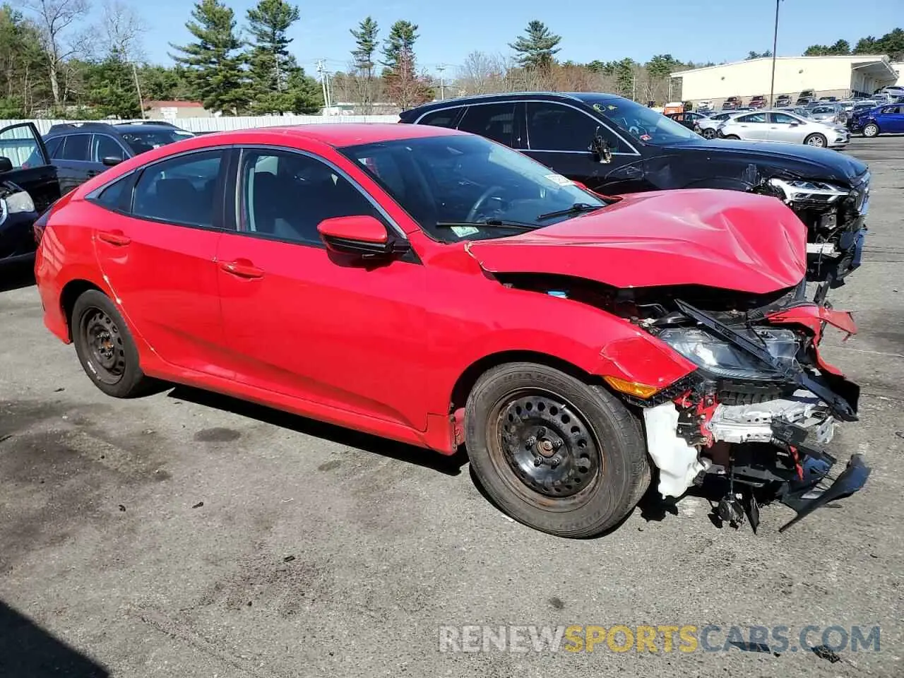 4 fotografías del automóvil dañado 2HGFC2F62MH535519 HONDA CIVIC 2021