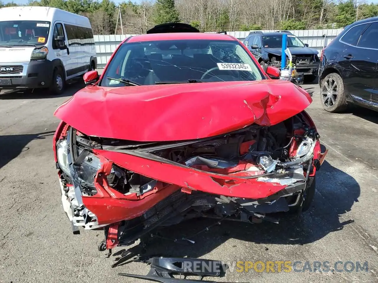 5 fotografías del automóvil dañado 2HGFC2F62MH535519 HONDA CIVIC 2021