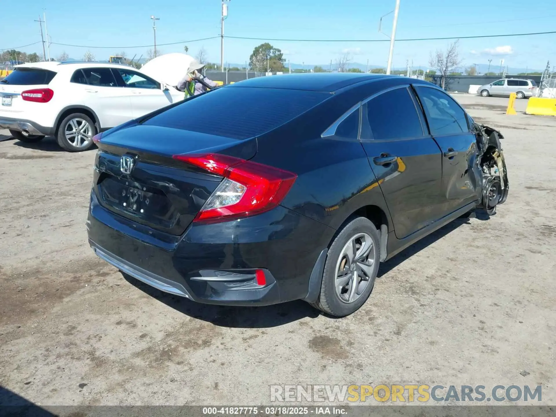 4 fotografías del automóvil dañado 2HGFC2F63MH525663 HONDA CIVIC 2021