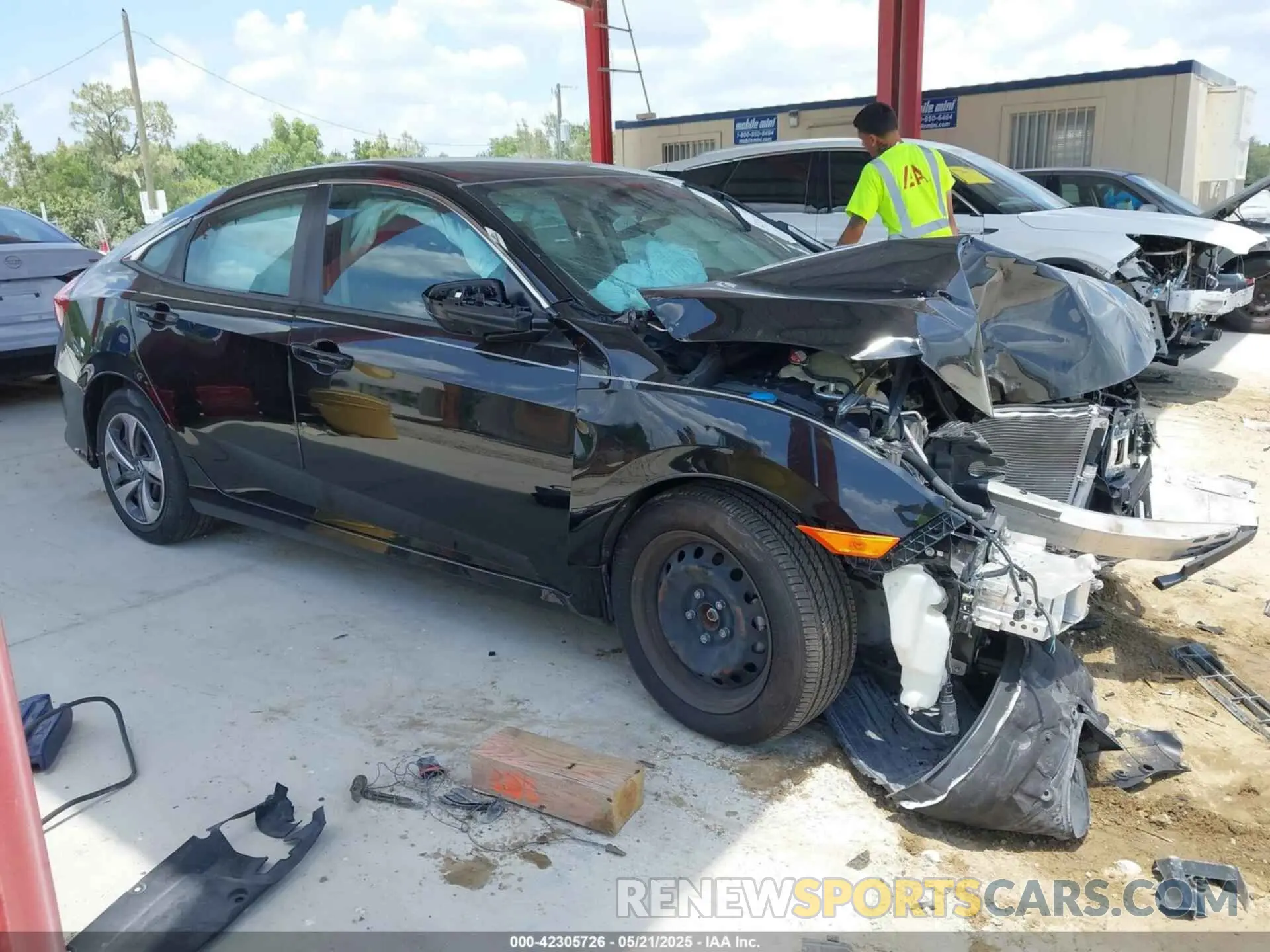 13 fotografías del automóvil dañado 2HGFC2F63MH539952 HONDA CIVIC 2021
