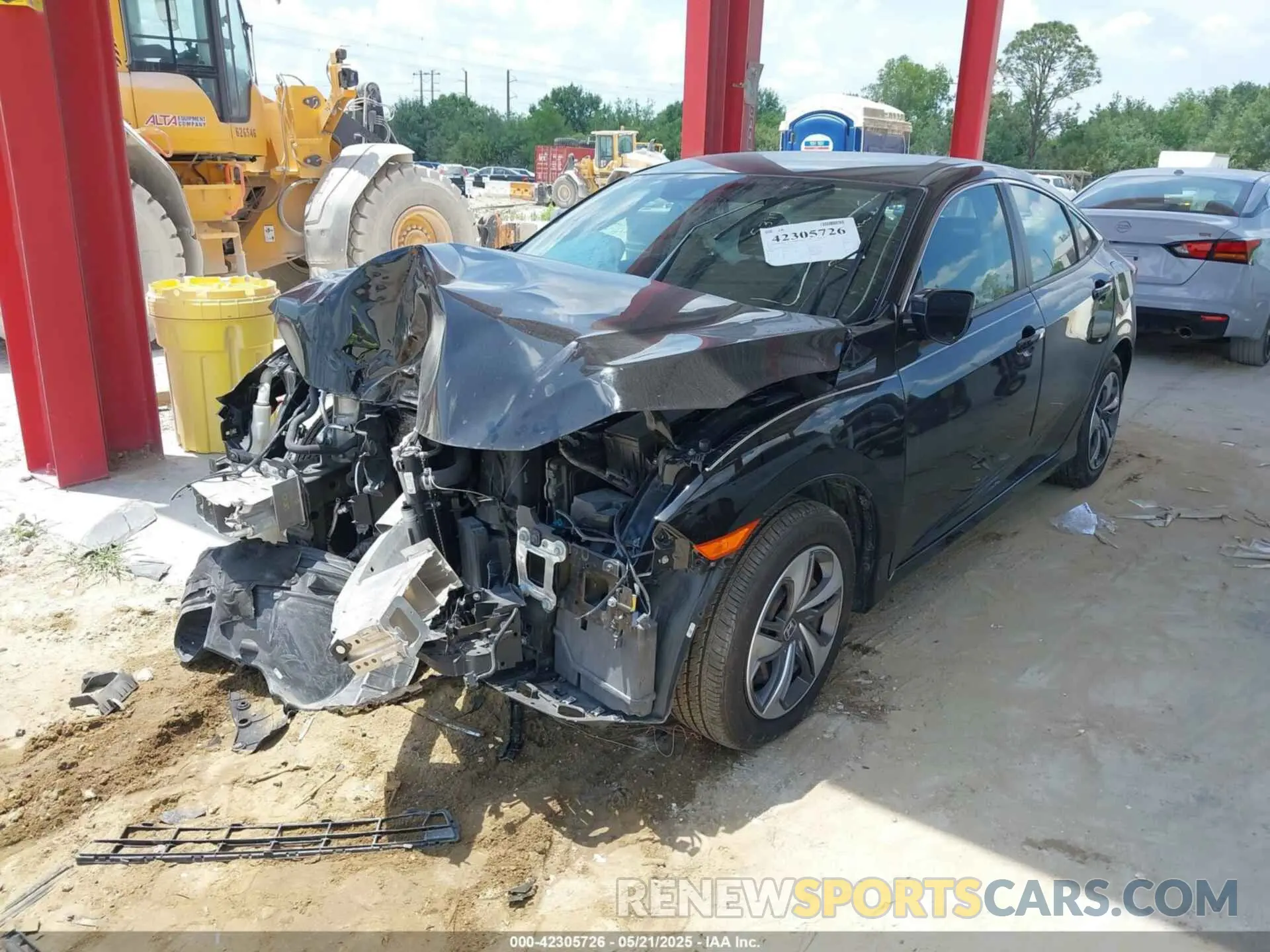 2 fotografías del automóvil dañado 2HGFC2F63MH539952 HONDA CIVIC 2021