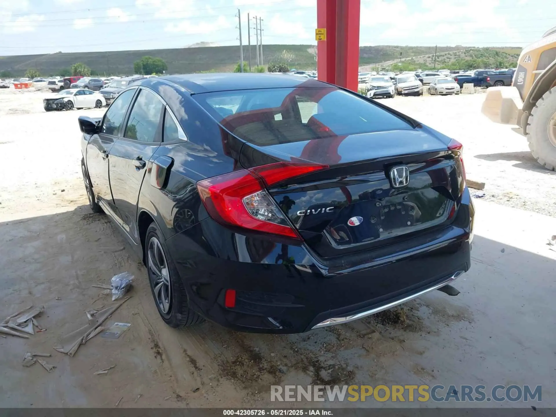 3 fotografías del automóvil dañado 2HGFC2F63MH539952 HONDA CIVIC 2021