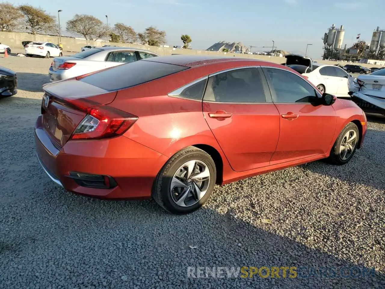 3 fotografías del automóvil dañado 2HGFC2F63MH542611 HONDA CIVIC 2021