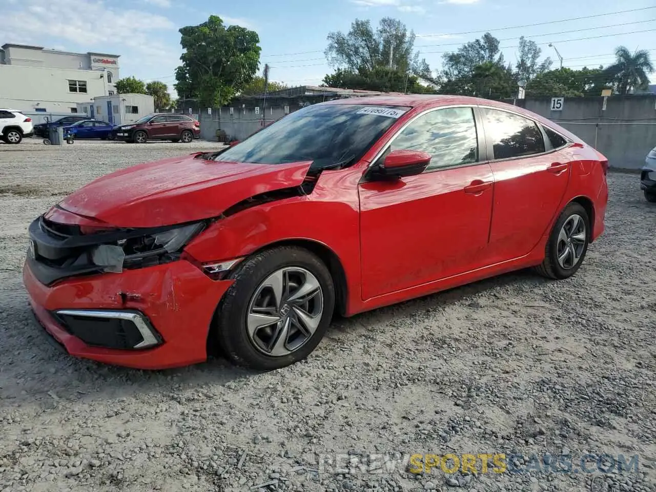 1 fotografías del automóvil dañado 2HGFC2F63MH545587 HONDA CIVIC 2021