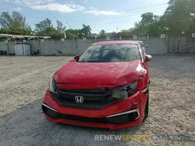 11 fotografías del automóvil dañado 2HGFC2F63MH545587 HONDA CIVIC 2021