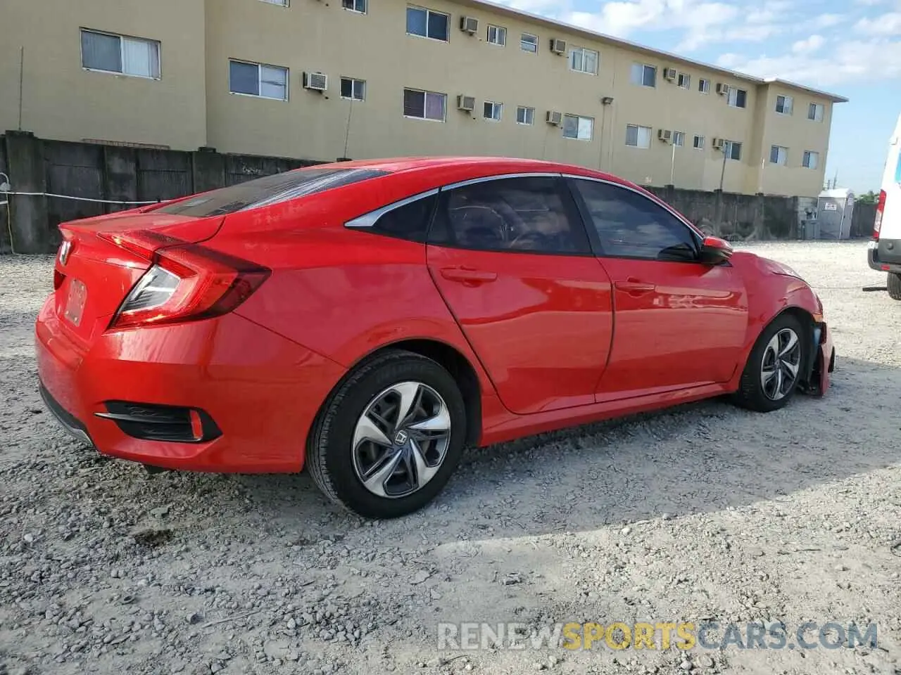 3 fotografías del automóvil dañado 2HGFC2F63MH545587 HONDA CIVIC 2021