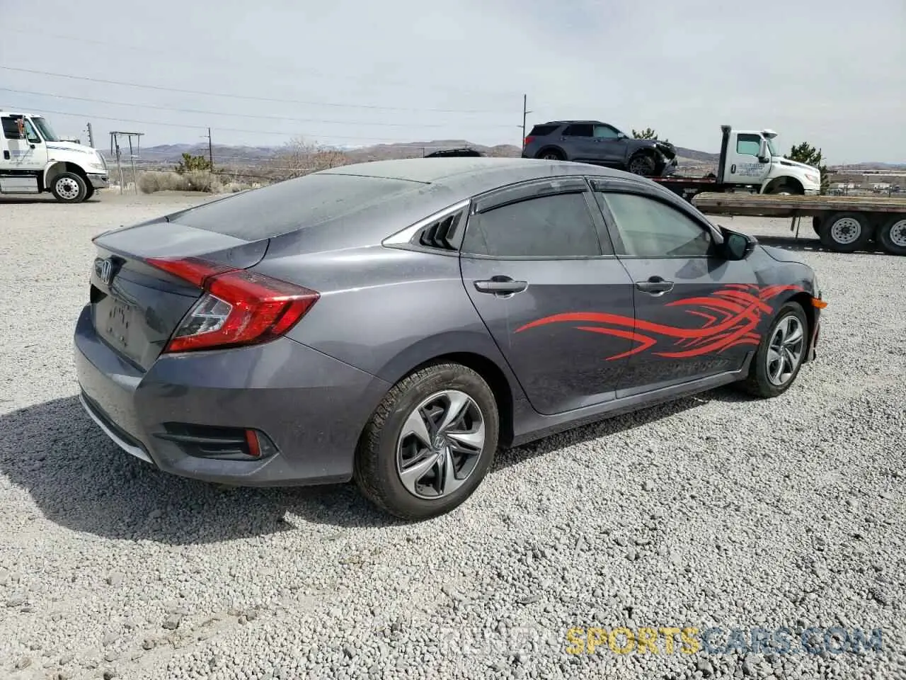 3 fotografías del automóvil dañado 2HGFC2F64MH500948 HONDA CIVIC 2021