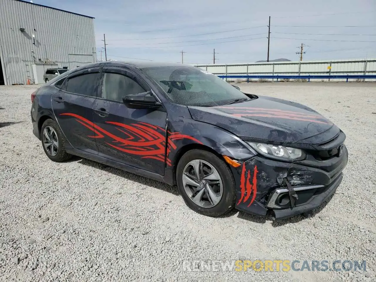 4 fotografías del automóvil dañado 2HGFC2F64MH500948 HONDA CIVIC 2021