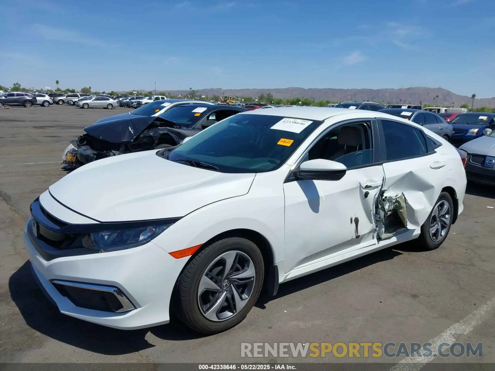 2 fotografías del automóvil dañado 2HGFC2F64MH514994 HONDA CIVIC 2021