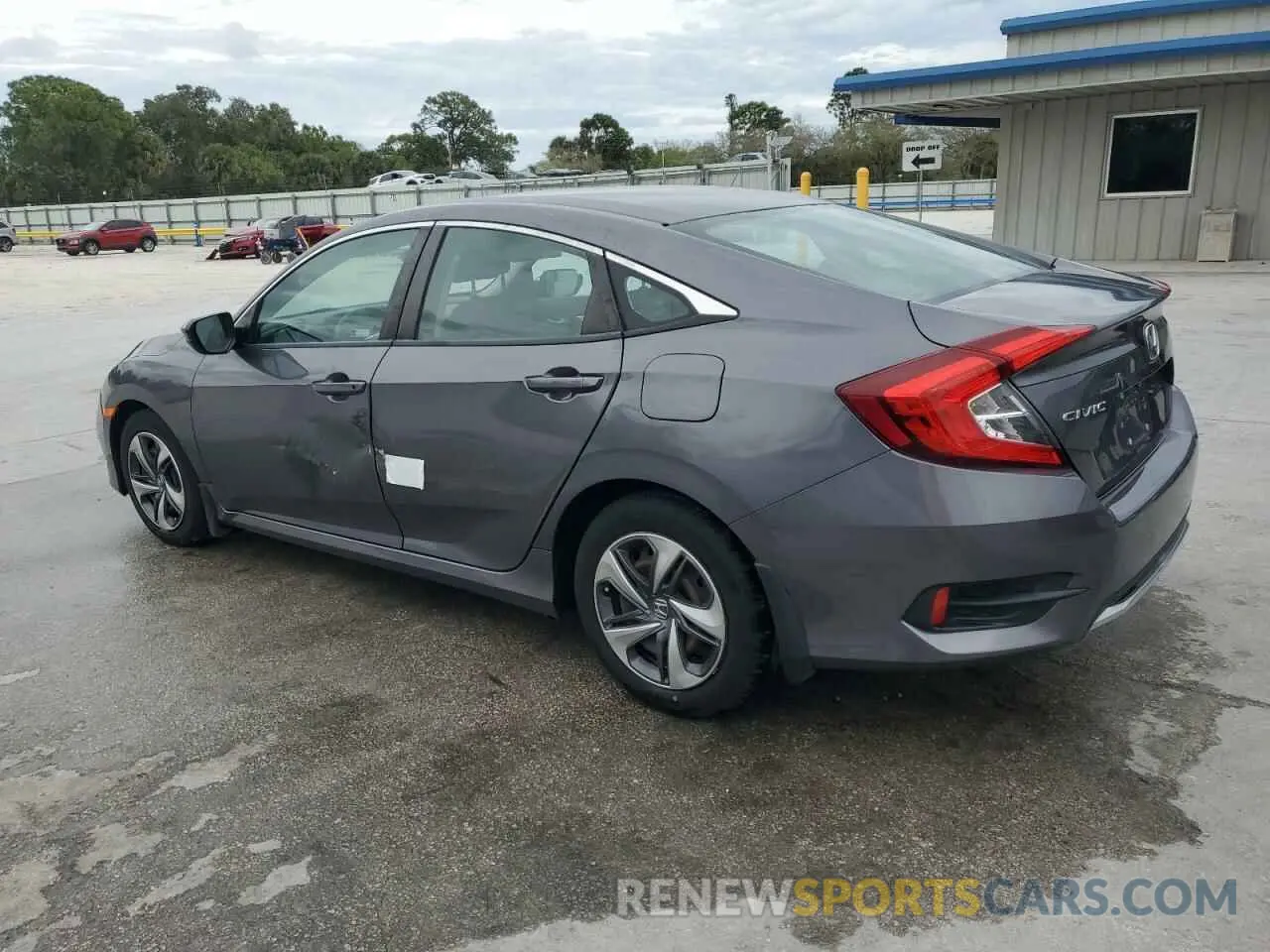 2 fotografías del automóvil dañado 2HGFC2F64MH545677 HONDA CIVIC 2021