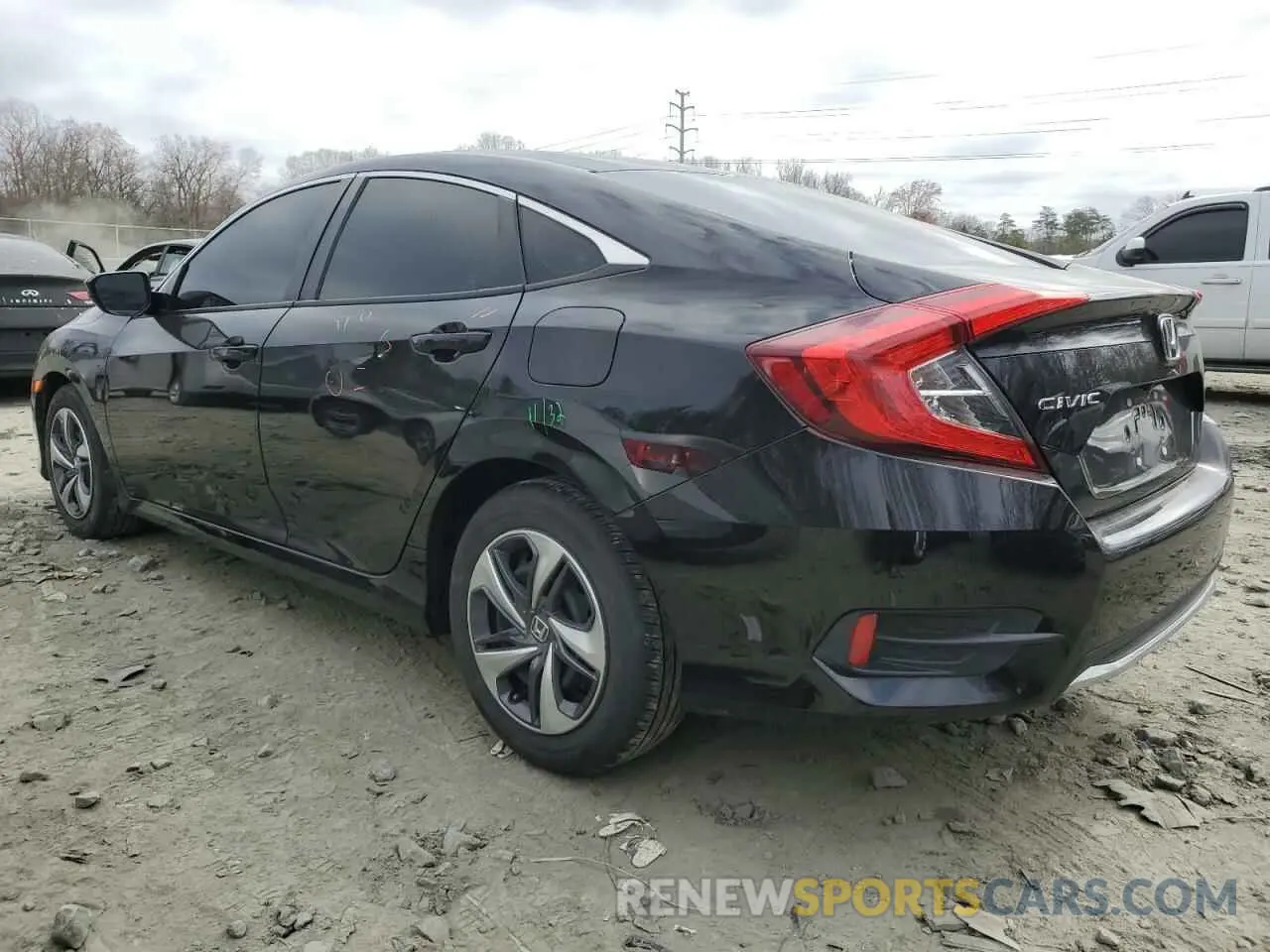 2 fotografías del automóvil dañado 2HGFC2F64MH547123 HONDA CIVIC 2021