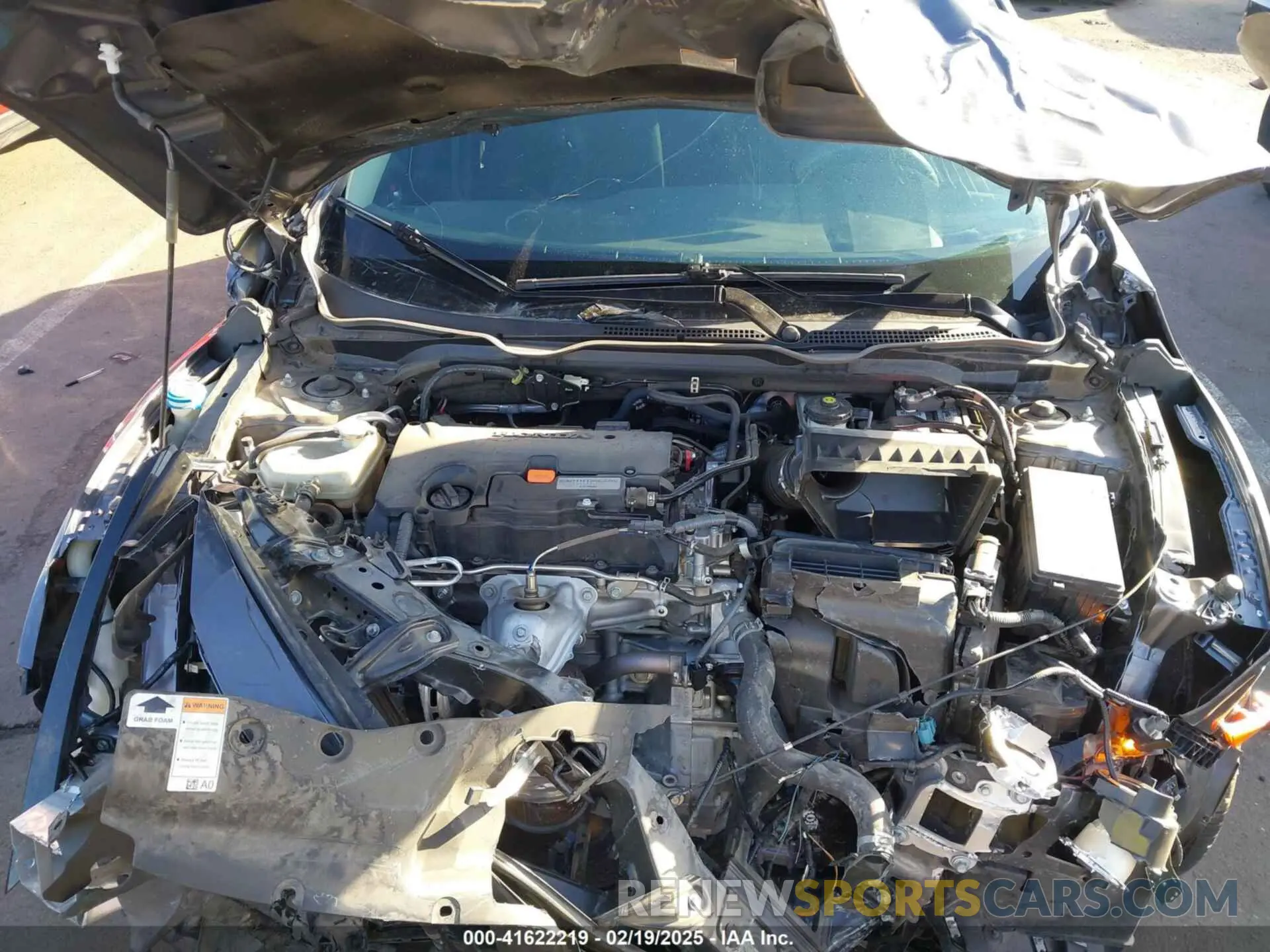 10 fotografías del automóvil dañado 2HGFC2F64MH556484 HONDA CIVIC 2021