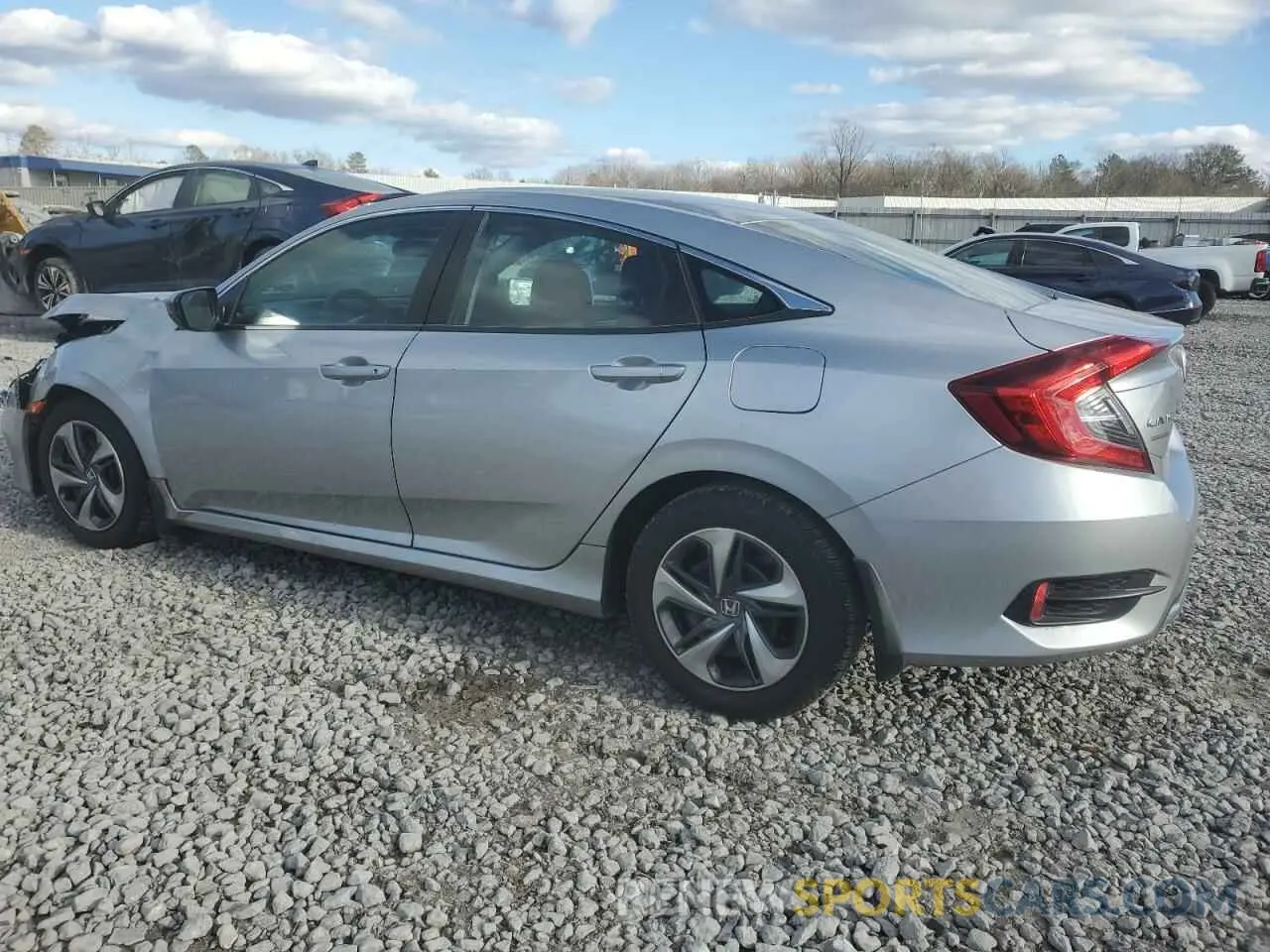 2 fotografías del automóvil dañado 2HGFC2F65MH515149 HONDA CIVIC 2021