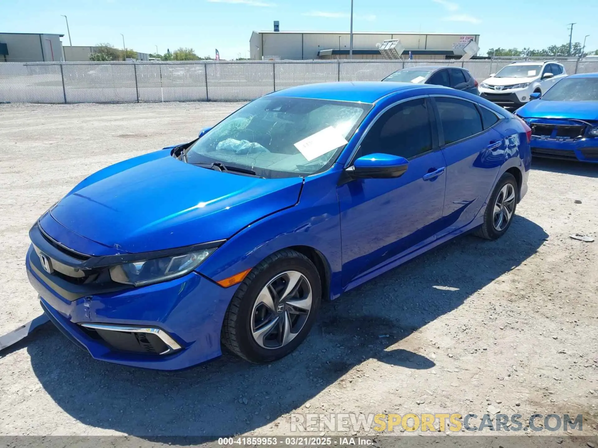 2 fotografías del automóvil dañado 2HGFC2F65MH518083 HONDA CIVIC 2021