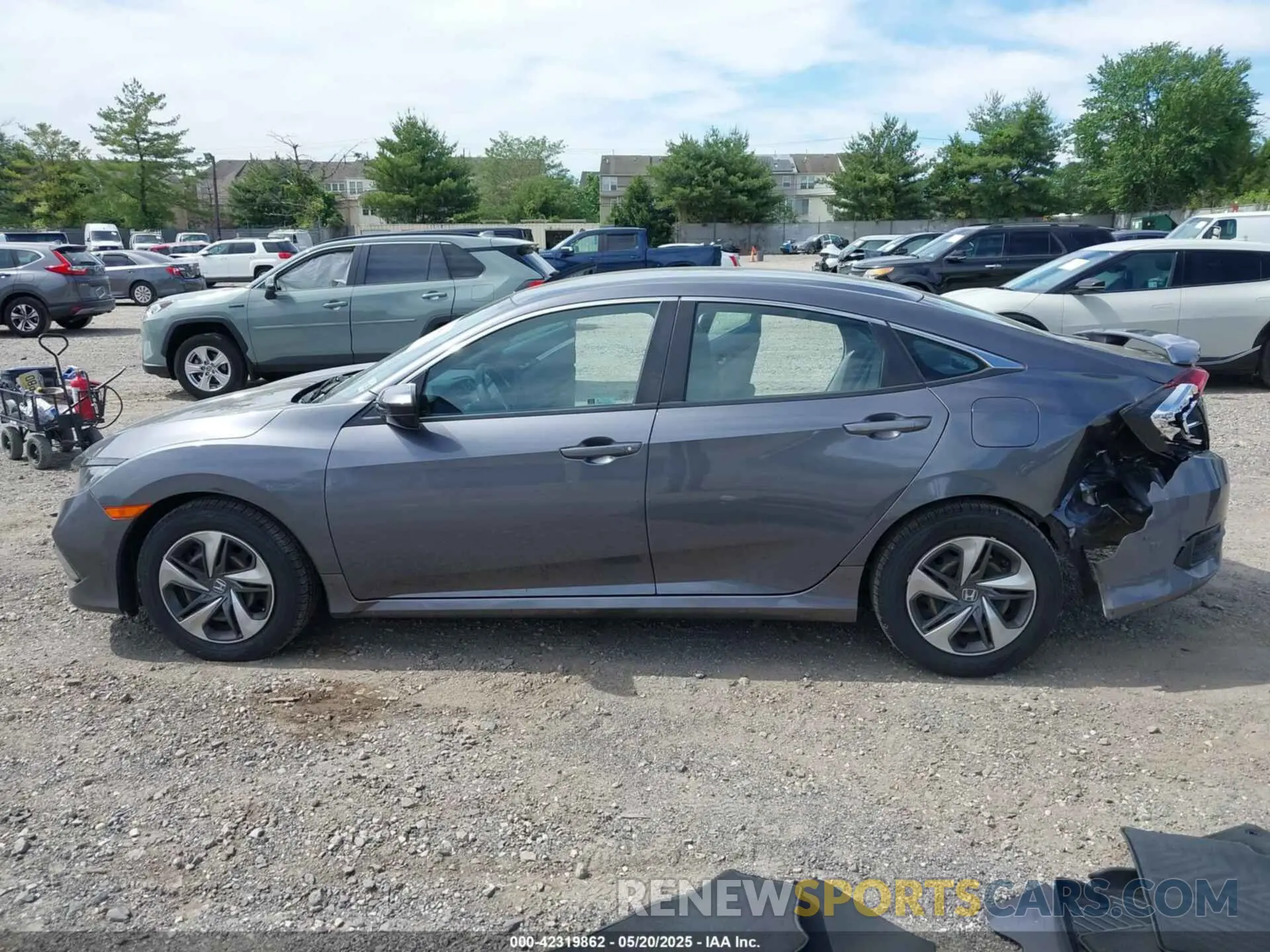 14 fotografías del automóvil dañado 2HGFC2F65MH525423 HONDA CIVIC 2021