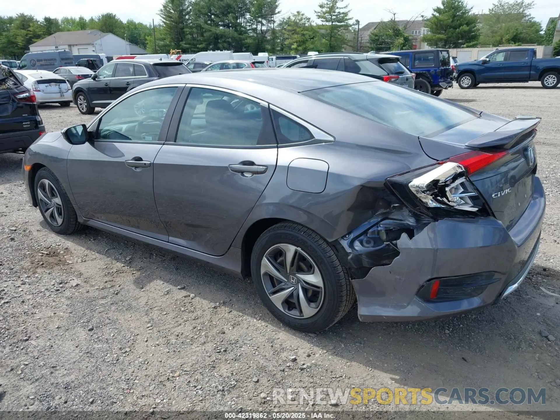 3 fotografías del automóvil dañado 2HGFC2F65MH525423 HONDA CIVIC 2021