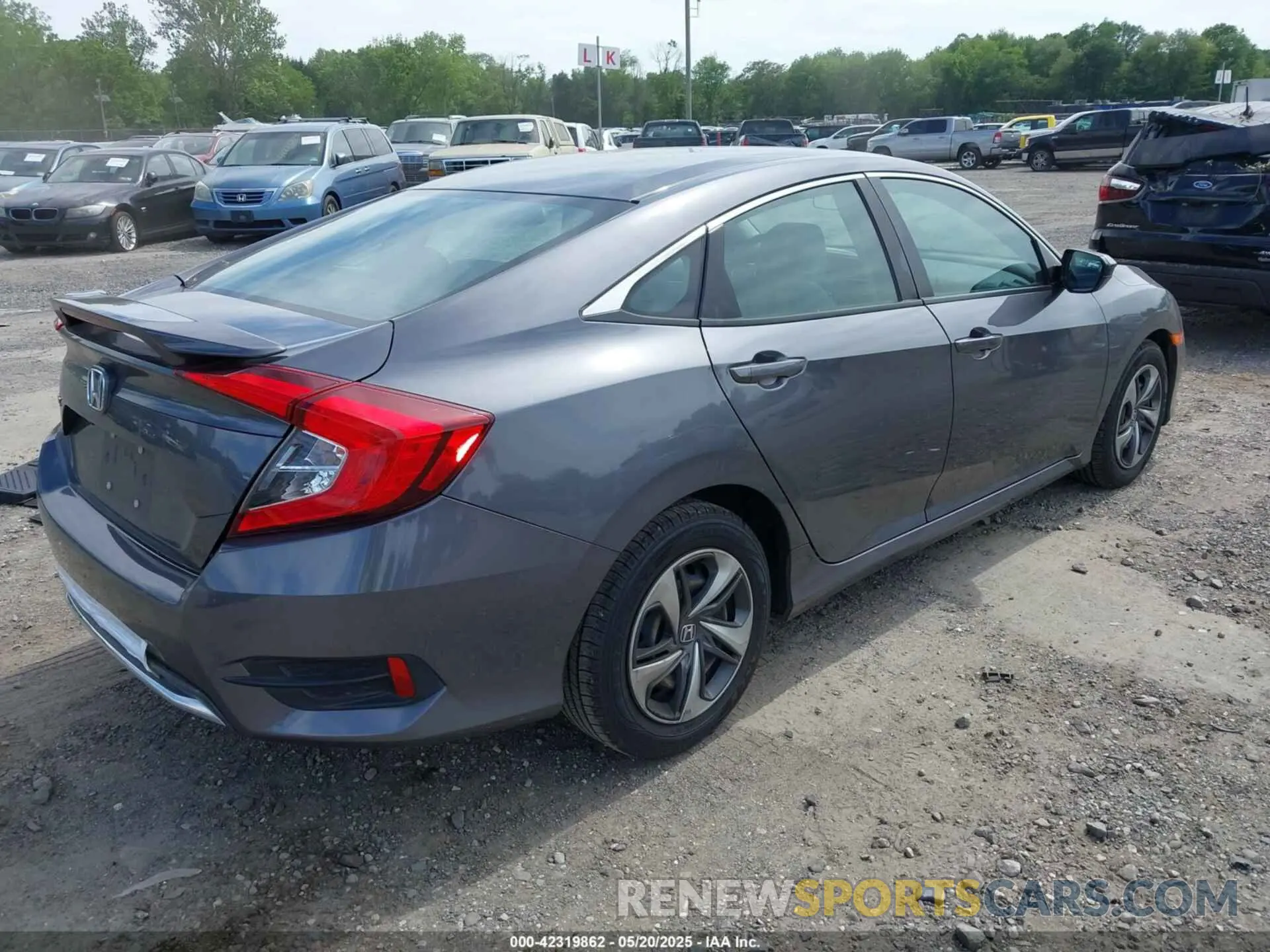 4 fotografías del automóvil dañado 2HGFC2F65MH525423 HONDA CIVIC 2021