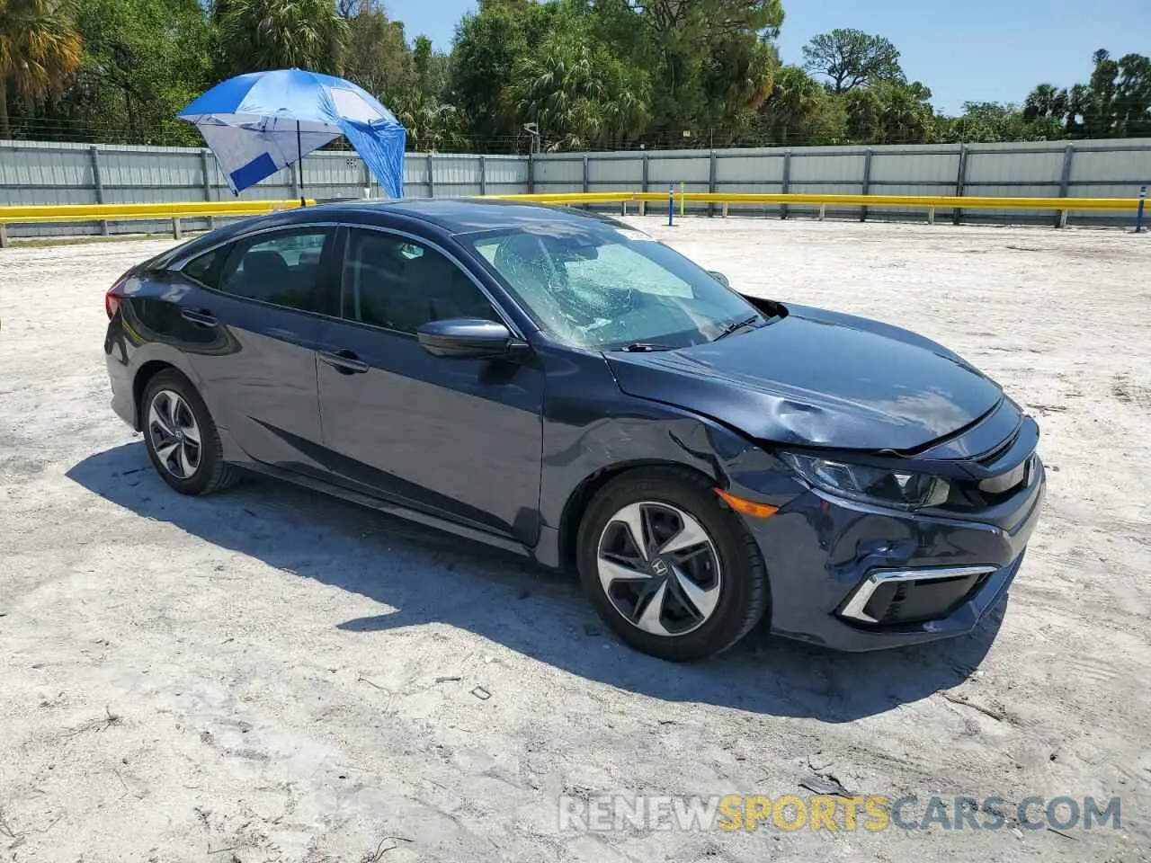 4 fotografías del automóvil dañado 2HGFC2F65MH532128 HONDA CIVIC 2021