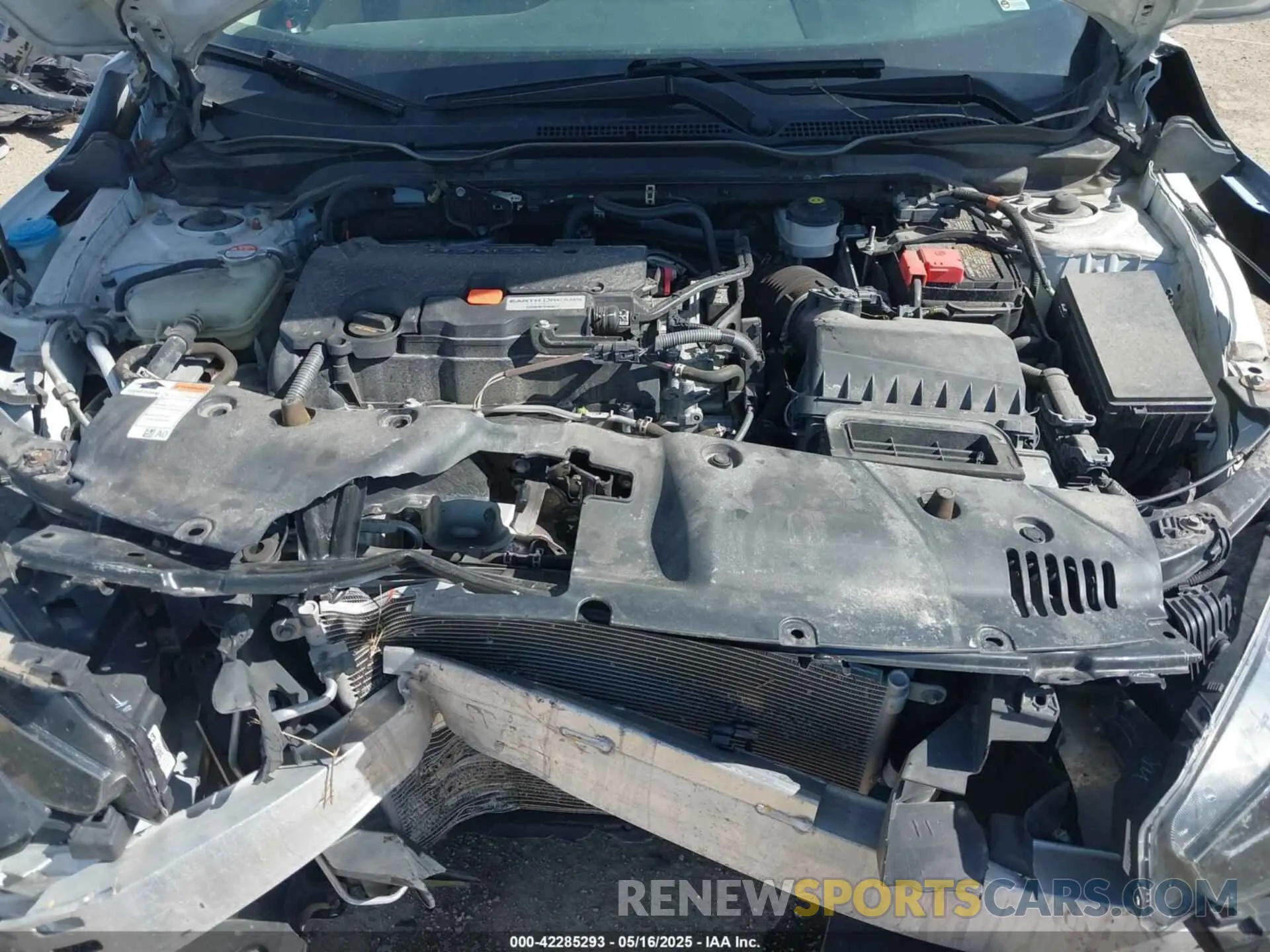 10 fotografías del automóvil dañado 2HGFC2F66MH505486 HONDA CIVIC 2021