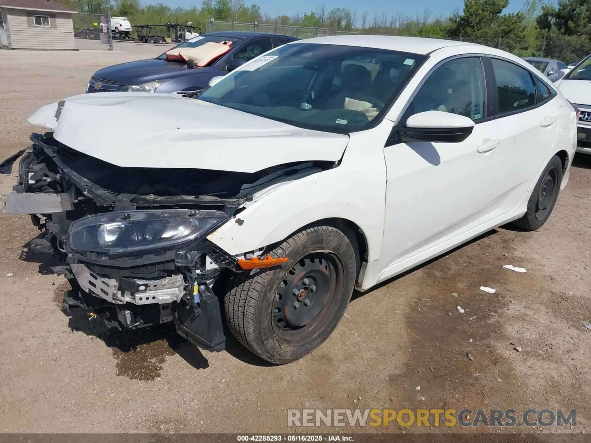 2 fotografías del automóvil dañado 2HGFC2F66MH505486 HONDA CIVIC 2021